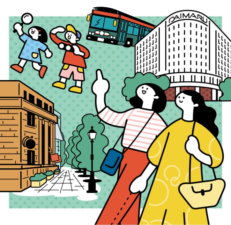 KOBEを旅しよう!イラスト