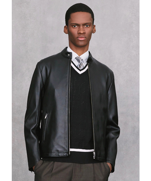 6階〈マッキントッシュロンドン〉MODEL NAME ラムレザーシングルライダース