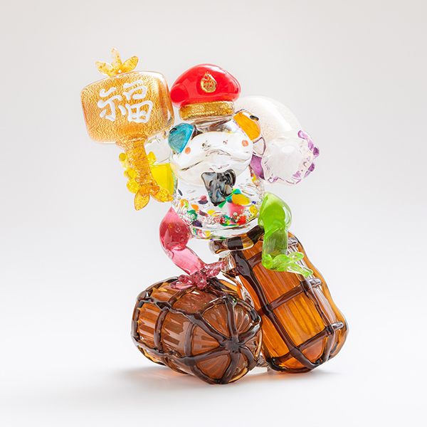②ガラス工房 メルハバ 作家 小林大輔 リス イルカ ハンドメイド 置物 m71515836836_1.jpg?1746271891