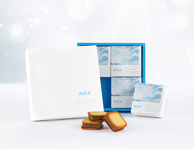 キャラメルチョコレートサンド4個入り