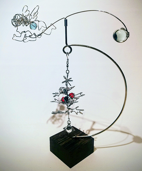 くらしのギャラリー】林雄三 針金細工のクリスマス 【大丸神戸店】