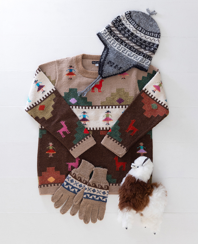 新品50%of doublet アニマル エンブロイダリー アルパカ ニット M メゾンプリュスレコメンド】あったかアルパカニット特集 【大丸神戸店】