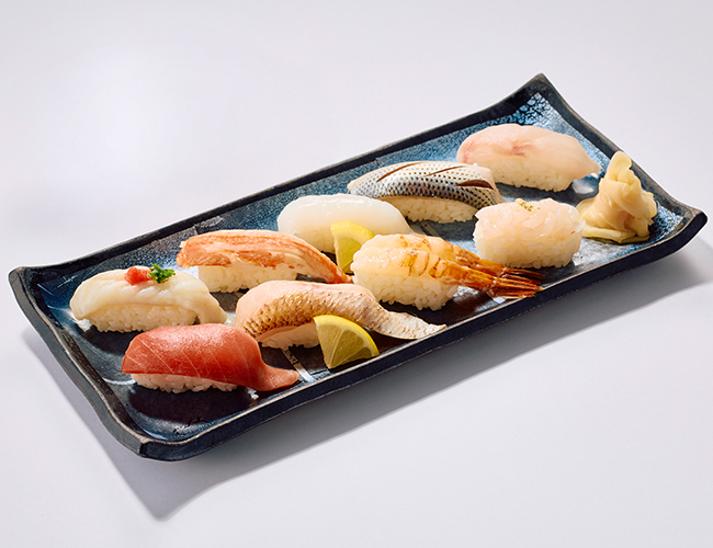 金沢まいもん寿司 握り盛り合わせ　能登の浪