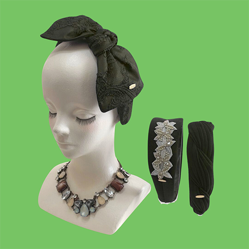 美品✨LA MAJORINAラ·マジョリーナ　大人のカチューシャ　ビーズ　緑 LA・MAJORINA（ラ・マジョリーナ）〉POP-UP SHOP 【大丸神戸店】