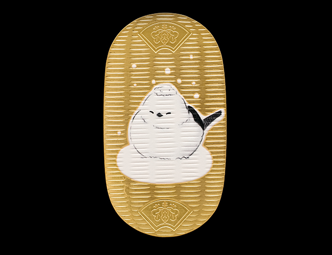 K24 シマエナガ小判「春を待つ」