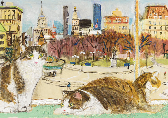 久下貴史 原画版画展 ～マンハッタナーズの猫たち～ 【大丸神戸店】