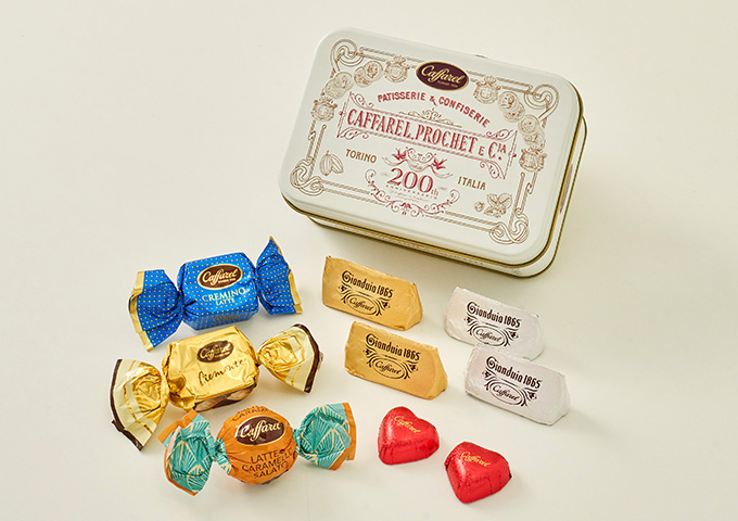 200周年スクエア缶