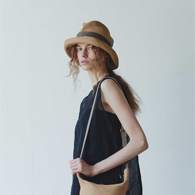 mature ha マチュアーハBOXED HAT　麦わら帽子 BOXED HAT by mature ha.〉POP-UP SHOP 【大丸神戸店】