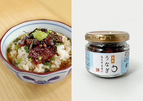 地1階〈神宗〉国産うなぎ塩昆布茶漬け