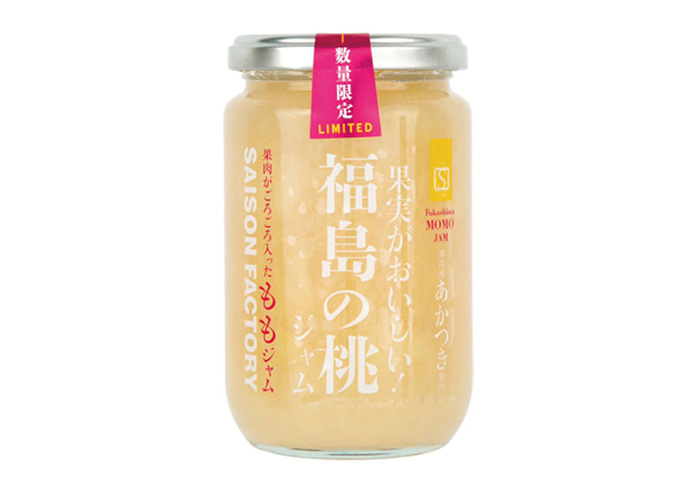 〈セゾンファクトリー〉果実がおいしい福島の桃ジャム