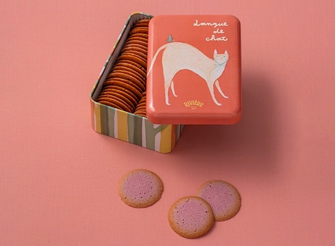 〈リビエール〉苺のラングドシャ