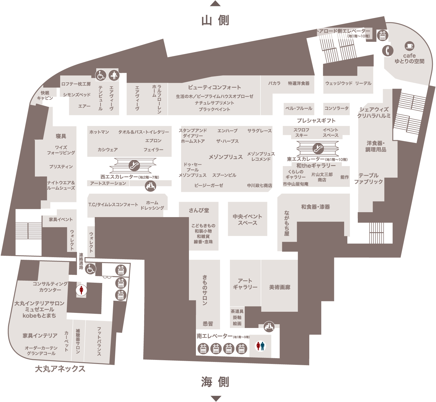 7f リビング 呉服 美術 家具 大丸アネックス フロアガイド 大丸神戸店 7f リビング 呉服 美術 家具 大丸アネックス フロアガイド 大丸神戸店