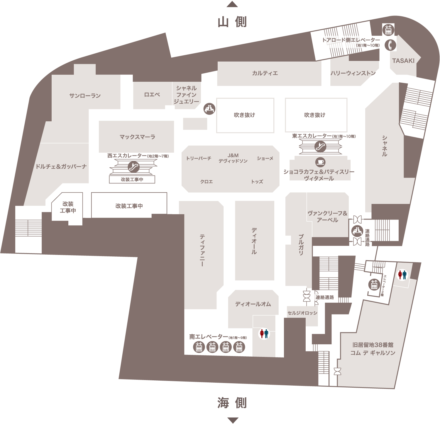 2f 特選婦人服 雑貨 フロアガイド 大丸神戸店 2f 特選婦人服 雑貨 フロアガイド 大丸神戸店