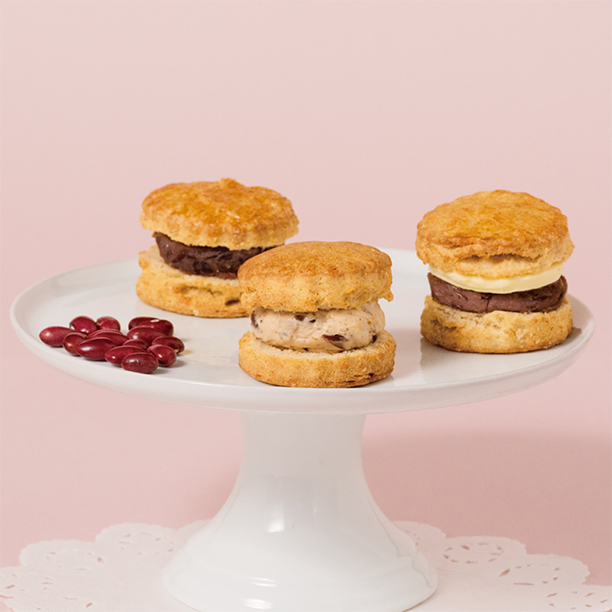 あんバタースコーンサンド小豆3種セット