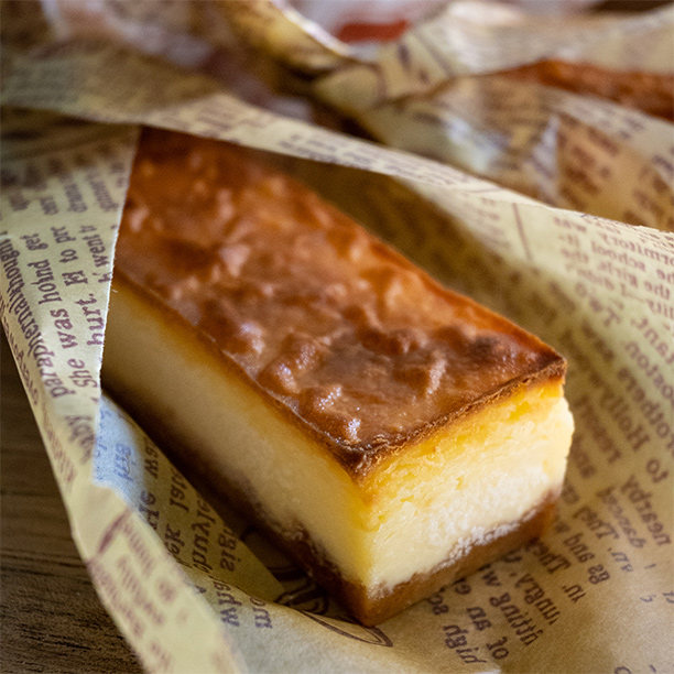 お米のとろけるチーズケーキ