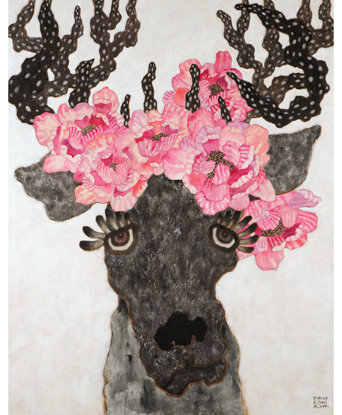 高岡 香苗「Deer_Black」