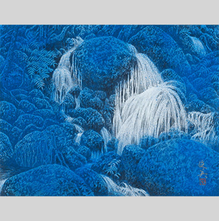 霧に魅せられてー屋久島ー 西田 俊英日本画展