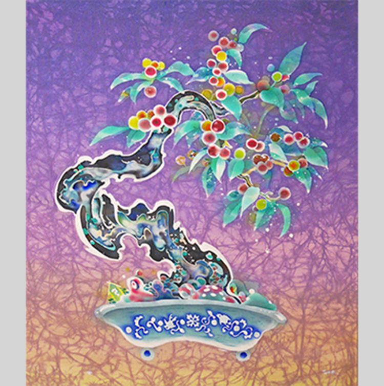 梅田 綾香 染色絵画展