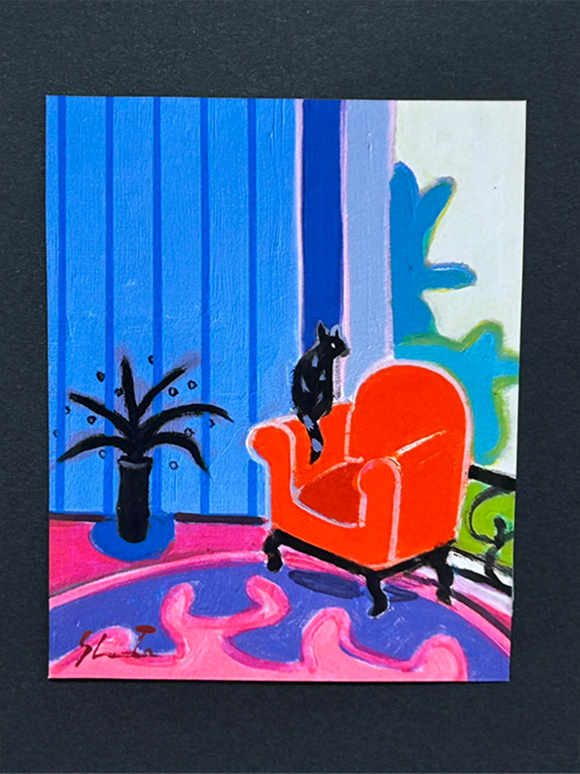 「赤い椅子」