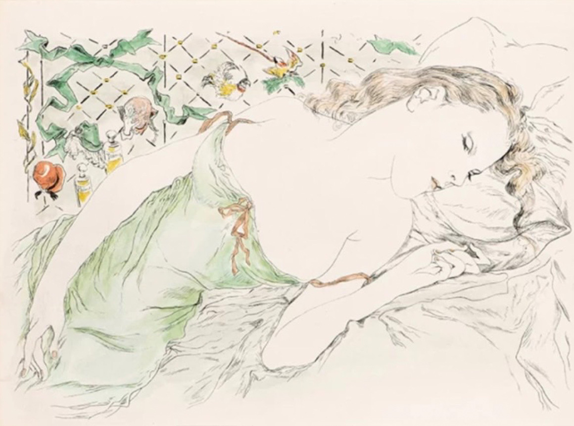 藤田 嗣治「香りの夢」