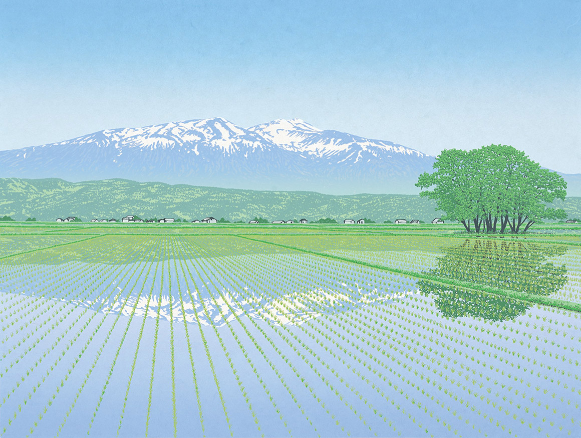 「爽気 鳥海山」