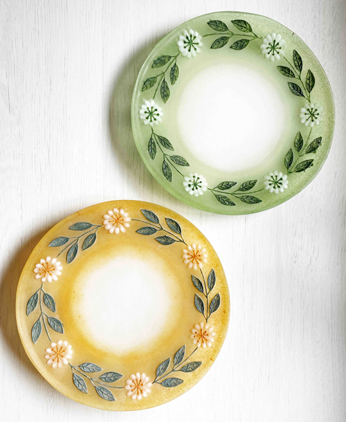 ガラス二人展 田上惠美子 北川礼子 大丸神戸店