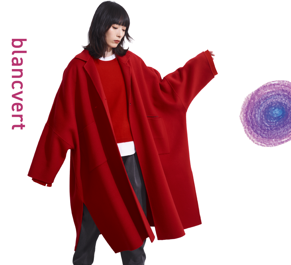 〈ブランベール〉リバーオーバーコート