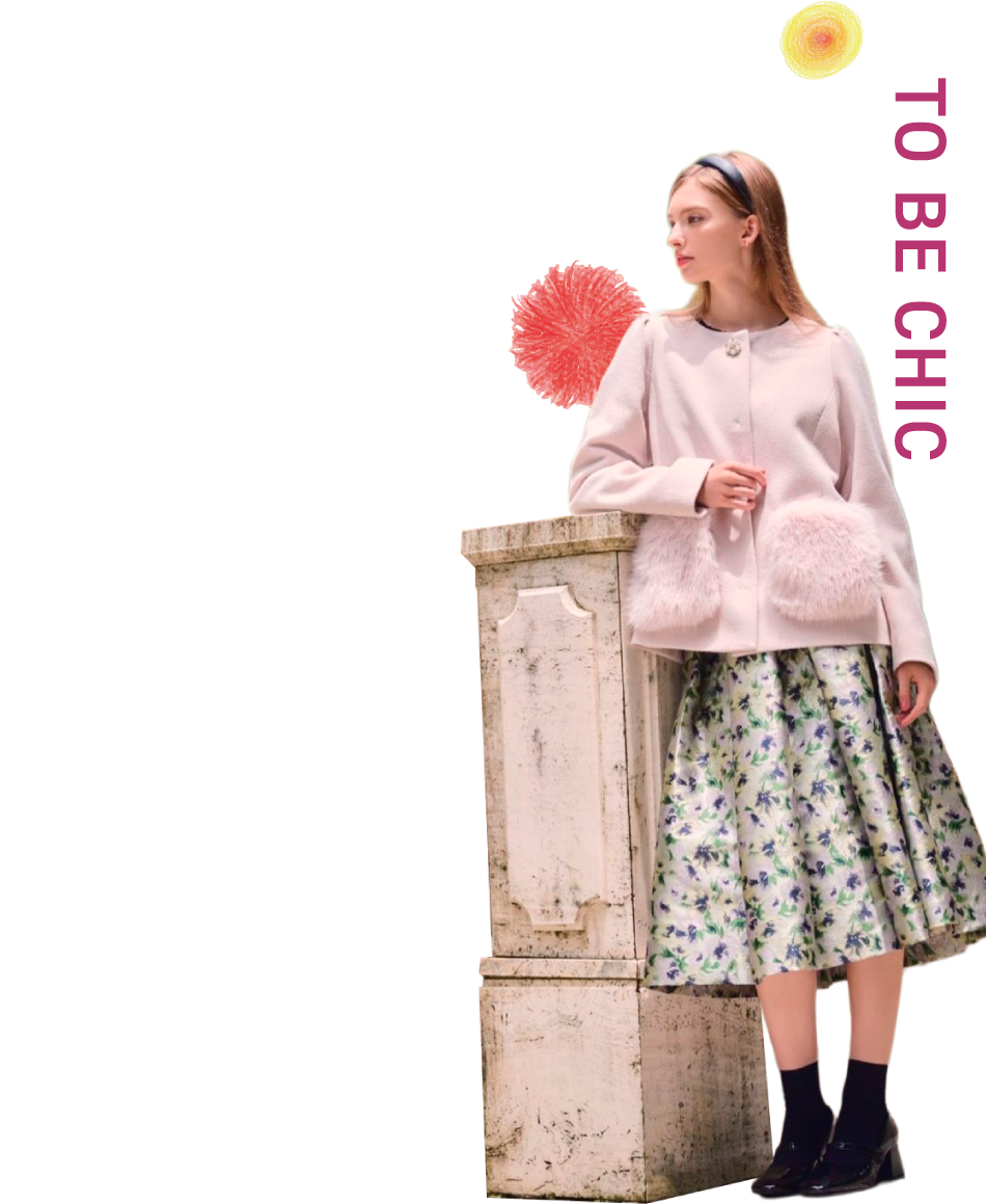 〈トゥー ビー シック〉ファーコンビ アンゴラジャコート