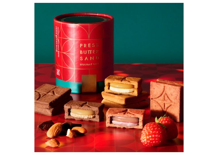 〈プレスバターサンド〉