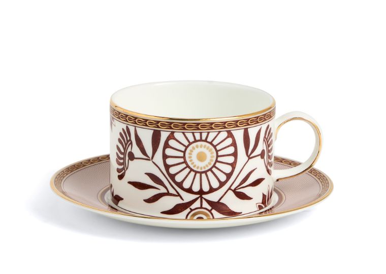 〈ウェッジウッド〉レッドスプレンダー ティーカップ＆ソーサー