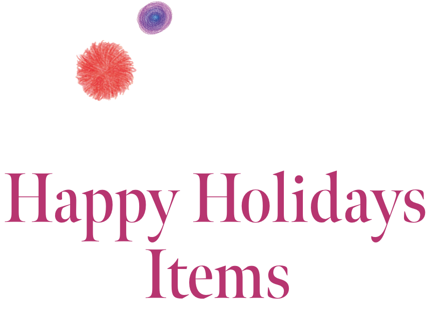 Happy Holidays Items