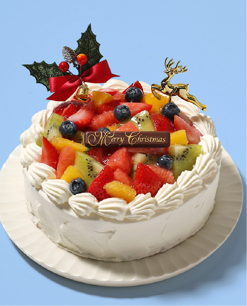 〈クリケット×パパジョンズ〉フルーツクリスマスケーキ
