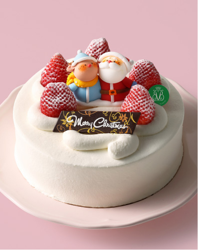 〈バイカル〉クリスマスショートケーキ