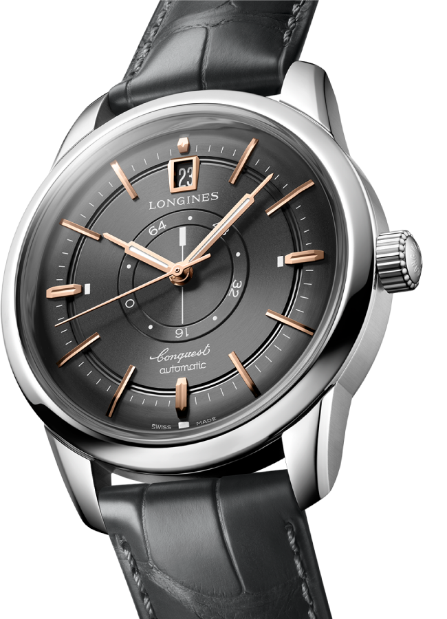 〈ロンジン〉コンクエスト ヘリテージ セントラル パワーリザーブ