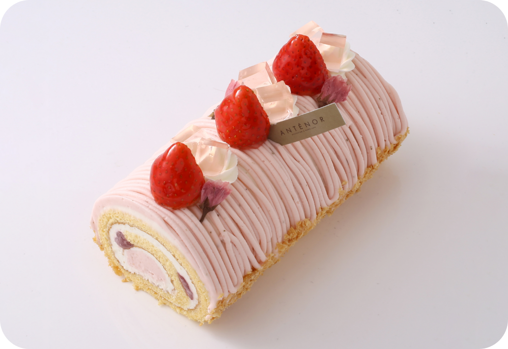 〈アンテノール〉桜のモンブランロール(1本)