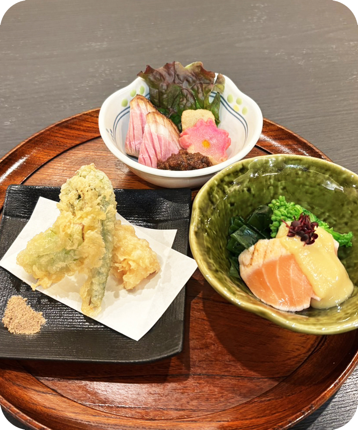 〈そば料理 よしむら 大丸京都別邸〉春のおばんざい