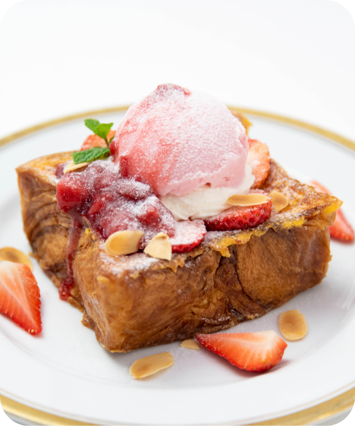 〈丸福珈琲店 ザ・パーラー〉桜パフェ