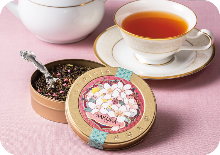 〈ルピシア〉サクラ 50g限定デザイン⽸⼊《数量限定》