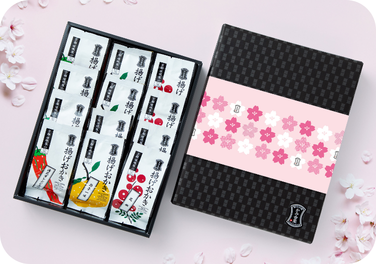 〈かみ舎楽〉揚げおかき(3種&times;各4袋)