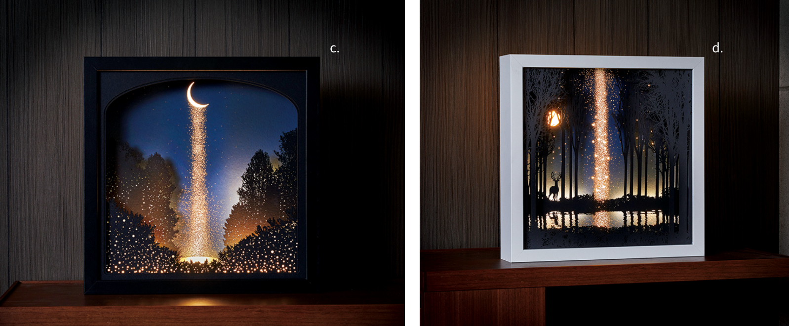 〈Cutting Art K〉 c.Moon Dust Falls/d.Star Dust Falls