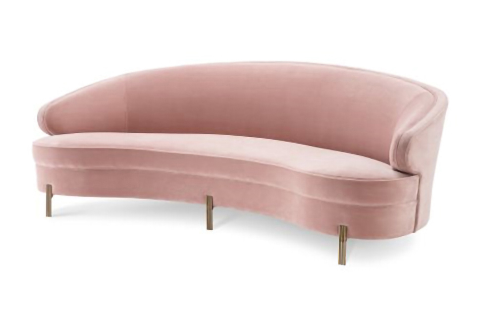 Sofa Pierson savona nude velvet 113405