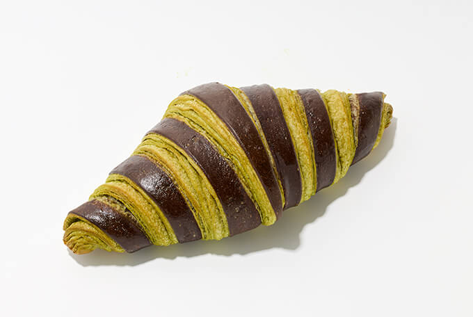 ブールアンジュの抹茶マーブルクロワッサン