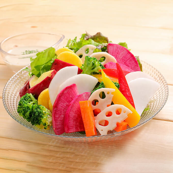 冷製ソースで愉しむ1日分野菜のバーニャカウダ