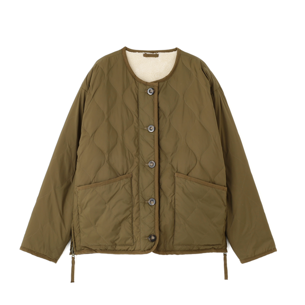 TAIONコラボ リバーシブルボアダウンブルゾン