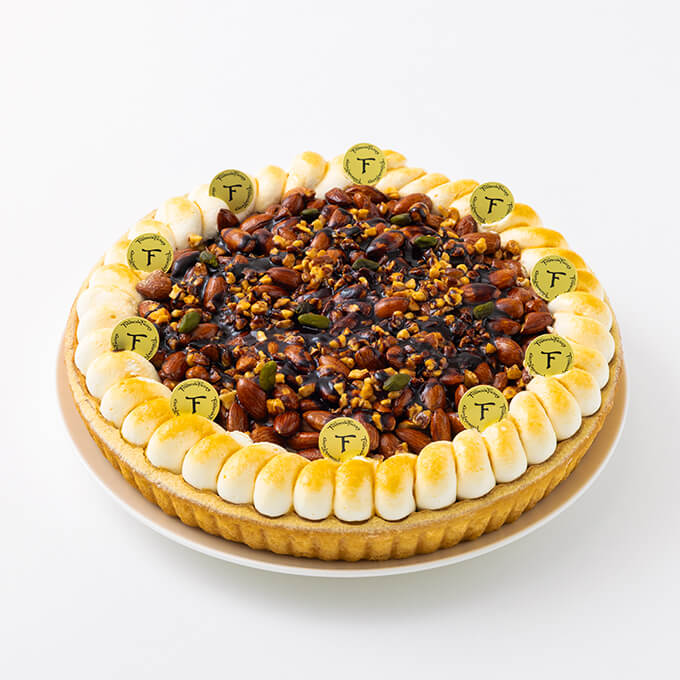 メープルチョコナッツのタルト
