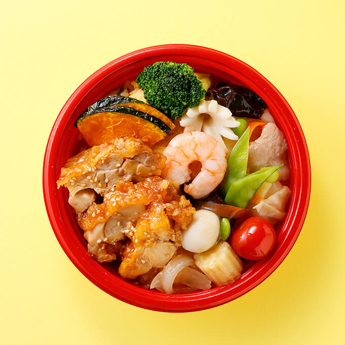 大丸札幌店のどんぶりグランプリ 広東厨房贅沢天津中華丼