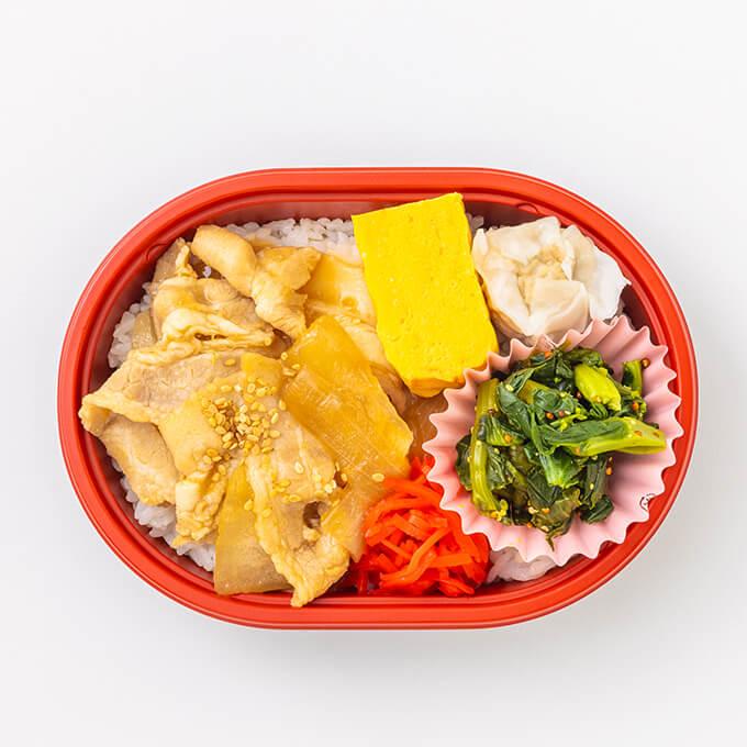 大丸札幌店のどんぶりグランプリ 農家の息子生姜焼きミニ弁当