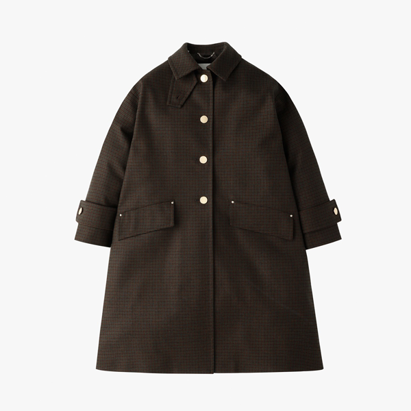 HUMBIE LONG SL MB AFD04/BR HOUNDTOOTH