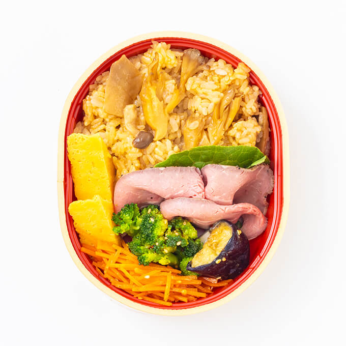 I.T.O彩野菜とローストビーフきのこ御飯の画像