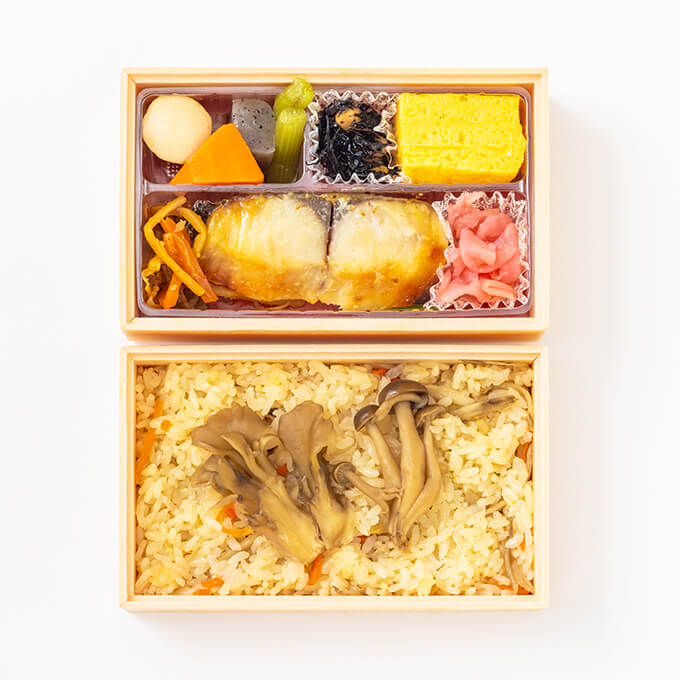 はまとうきのこ炊込弁当の画像